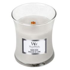 Woodwick Svíčka oválná váza , Hřejivá vlna, 85g