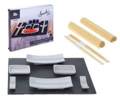 EXCELLENT Sushi set porcelán/břidlice/bambus sada 11ks