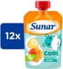 Sunar Cool ovocná kapsička banán, meruňka, jogurt 12 x 110 g