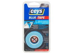 Ceys Blue tape, oboustranná páska, lepicí, 1,5 m x 19 mm