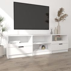 Vidaxl TV skříňka bílá 150 x 33,5 x 45 cm kompozitní dřevo