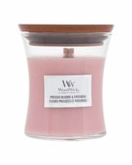 Woodwick 85g pressed blooms & patchouli, vonná svíčka