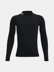 Under Armour Tričko UA HG Armour Mock LS-BLK XS