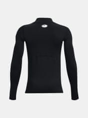 Under Armour Tričko UA HG Armour Mock LS-BLK XS