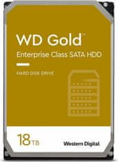 WD Gold Enterprise Class trdi disk (HDD), 18 TB, 7200, 6Gb/s, SATA (WD181KRYZ)