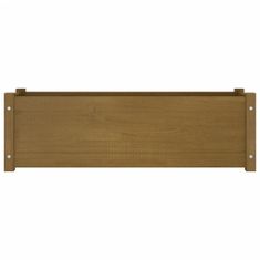 Greatstore Zahradní truhlíky 2 ks medově hnědé 100x31x31cm masiv borovice