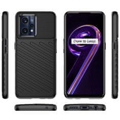 MG Thunder silikonový kryt na Realme 9 Pro Plus, černý