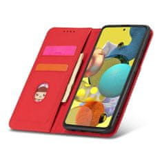 MG Magnet Card knížkové kožené pouzdro na Xiaomi Redmi Note 11 Pro 4G/5G, červené