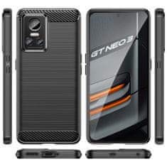 MG Carbon Case Flexible silikonový kryt na Realme GT Neo 3, černý