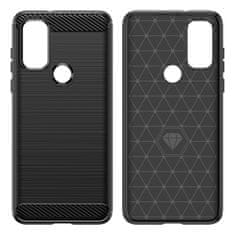 MG Carbon Case Flexible silikonový kryt na Motorola Moto G Play 2022, černý