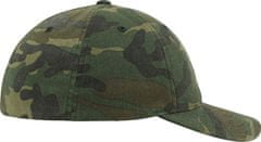 BRANDIT kšiltovka Flexfit Garment Washed Camo Cap Woodland Velikost: S/M