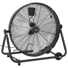 Vidaxl Průmyslový bubnový ventilátor 60 cm 180 W černý