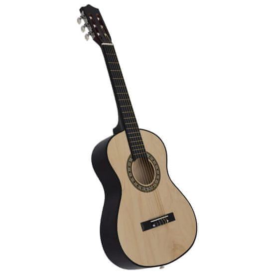 Greatstore Klasická kytara pro začátečníky a děti 1/2 34'' basswood