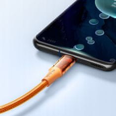 Mcdodo Telefonní kabel, výkonný, super rychlý, USB-C PD kabel, 100W, 1,8 m, oranžový, Mcdodo CA-2113