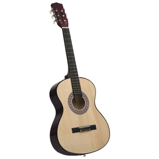 Greatstore Klasická kytara pro začátečníky 4/4 39'' basswood