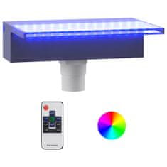 Petromila Přelivový vodopád s RGB LED osvětlením akryl 30 cm