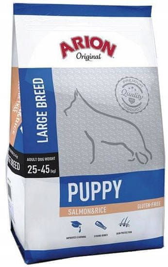 Arion Original Puppy Large Salmon & Rice 12 kg granule pro mladé psy velkých plemen