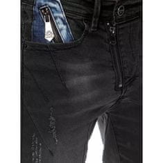 Dstreet Pánské kalhoty TRESH černé ux3800 s33