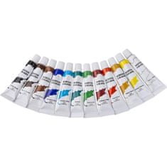 Northix 12x Acrylic paints - 12 ml 