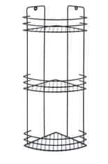 Mondex Koupelnová polička CARL BLACK se 3 policemi