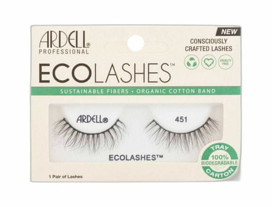 Ardell 1ks eco lashes 451, black, umělé řasy