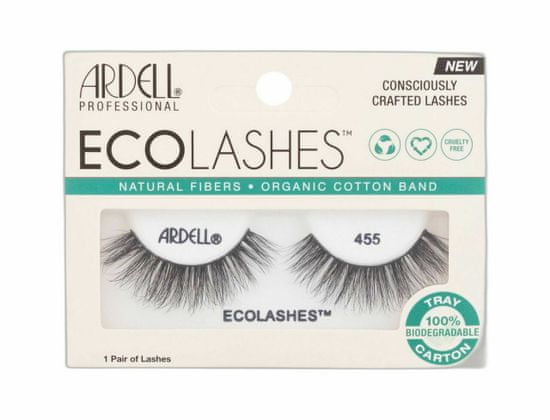 Ardell 1ks eco lashes 455, black, umělé řasy