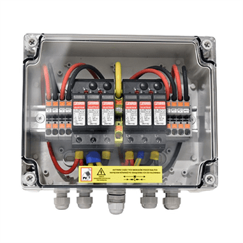 sapro FVE Rozvaděč s přepěťovou ochranou RDC02P/F13M/T1+T2 pro fotovoltaiku