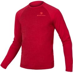 Endura Triko One Clan Raglan E3151 - pánské, dlouhý, rezavě červená - Velikost S