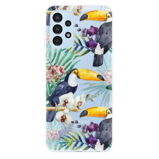 iSaprio Silikonové pouzdro - Tucan Pattern 01 pro Samsung Galaxy A13