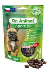 Pochoutka Dr. Animal Sportline jehněčí 100g