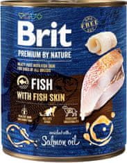 Brit Premium by Nature Dog konz. - Fish with Fish Skin 800 g