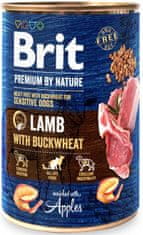 Brit Premium by Nature Dog konz. - Lamb with Buckwheat 400 g