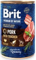 Brit Premium by Nature Dog konz. - Pork with Trachea 400 g