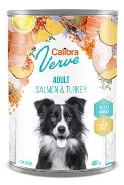 Dog Verve konz.GF Adult Salmon&Turkey 400g