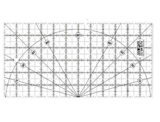 Olfa patchworkové pravítko QR-6x12 palců