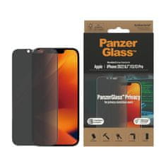 PanzerGlass Privacy Apple iPhone 14/13/13 Pro s instalačním rámečkem, P2783