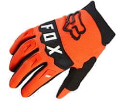 Fox Dětské motokrosové rukavice Yth Dirtpaw Glove Fluo Orange vel. YM