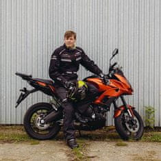 W-TEC Pánské moto kalhoty Kaluzza Barva černá, Velikost 3XL