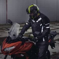 W-TEC Moto rukavice Radoon Barva černo-bílá, Velikost XL