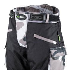 W-TEC Pánské moto kalhoty Kaamuf Barva Black Camo, Velikost 5XL