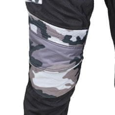 W-TEC Pánské moto kalhoty Kaamuf Barva Black Camo, Velikost S