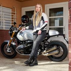W-TEC Dámské moto džíny Leonarda Barva černá, Velikost 5XL