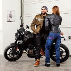 W-TEC Pánské moto jeansy Aredator EVO Barva černá, Velikost 38