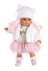 Elena - realistická panenka s měkkým látkovým tělem - 35 cm