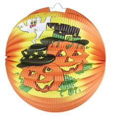 Rappa lampion Halloween, veselé dýně, 25 cm