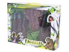 Mikro Trading Maska dinosaurus hnědá v krabičce