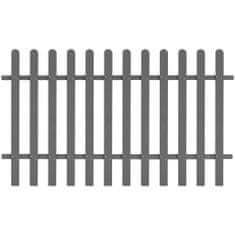 Vidaxl Laťkový plot WPC 200 x 120 cm