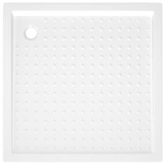 Vidaxl Sprchová vanička s puntíky bílá 80 x 80 x 4 cm ABS