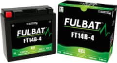 Fulbat baterie 12V, YT14B-4 GEL, 12,6Ah, 210A, bezúdržbová GEL 150x69x145, FULBAT (aktivovaná ve výrobě) 550644