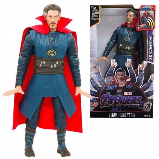 MARVEL Dr Strange Avengers Doctor Figurka 30 cm - efekty světlo a zvuky.